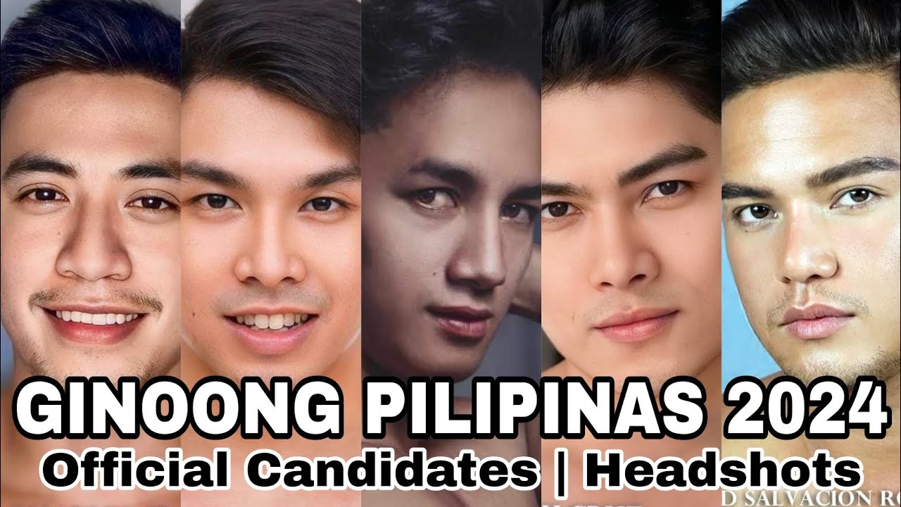 GINOONG PILIPINAS 2024 | Official Candidates | Headshots