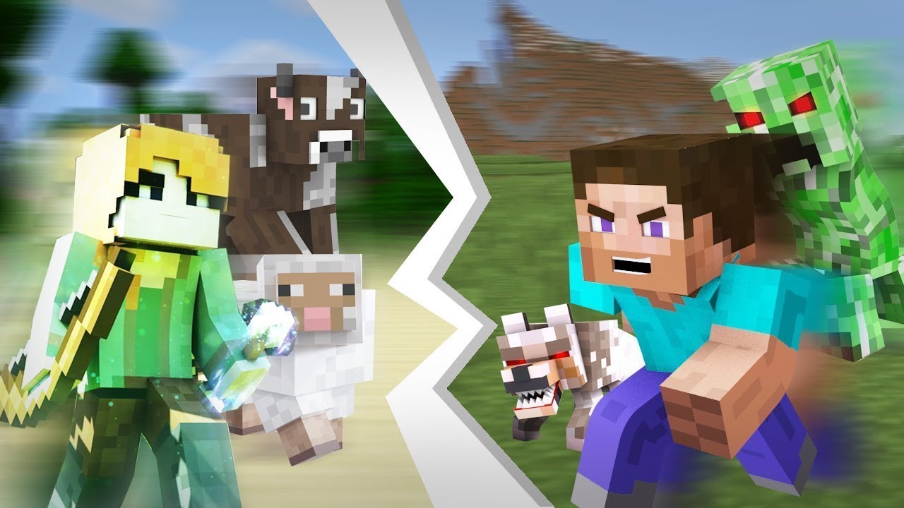 MINECRAFT - ALEX vs STEVE  BOYS vs GIRLS!! Who Is The Best??