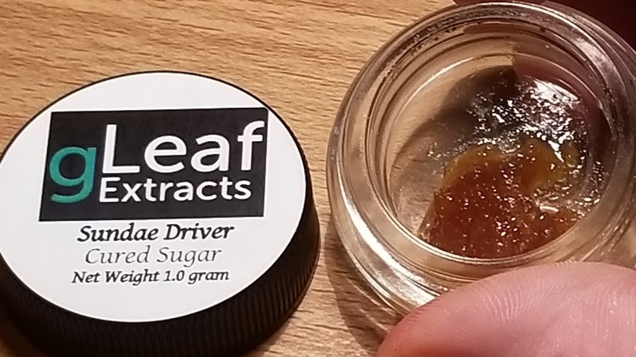 Pa weed review: gleaf extracts Sunday driver cured sugar 1g