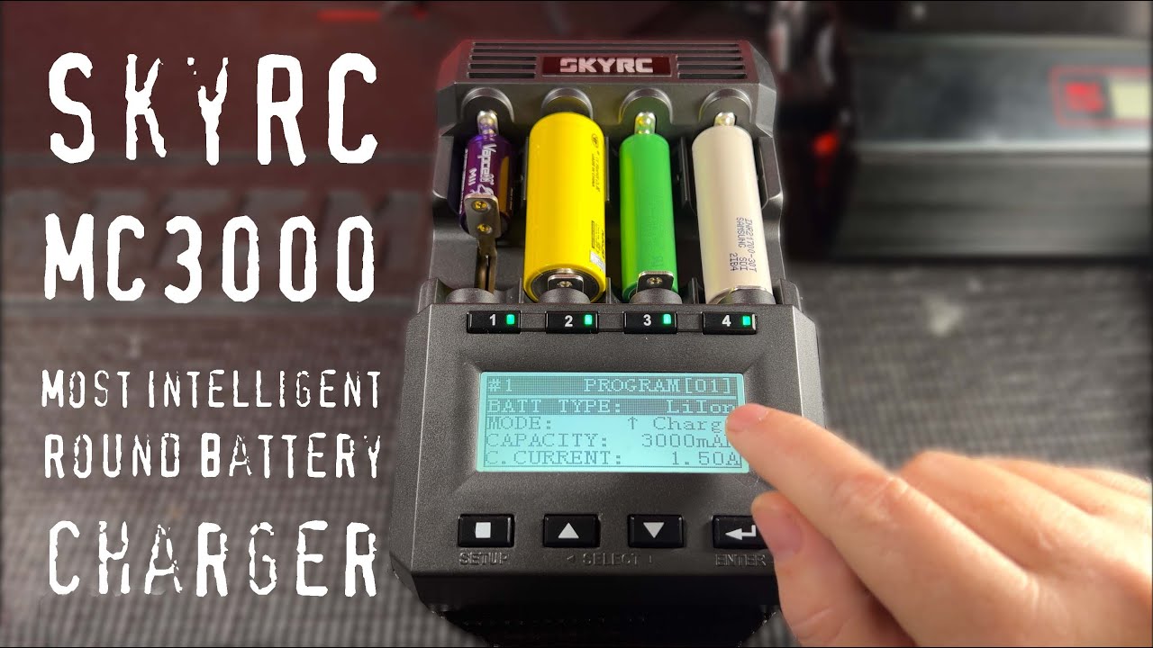 SkyRC MC3000 — самое интеллектуальное зарядное устройство для круглых аккумуляторов!