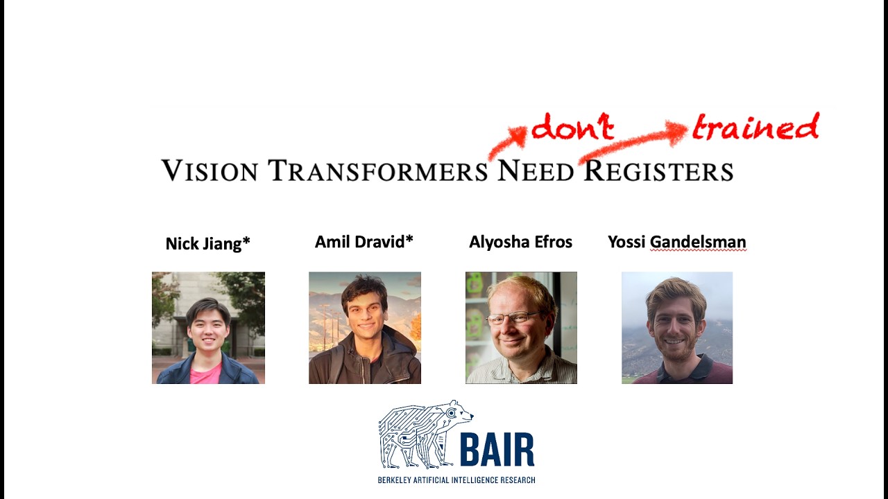 Vision Transformers Don't Need Trained Registers (AI@MIT)