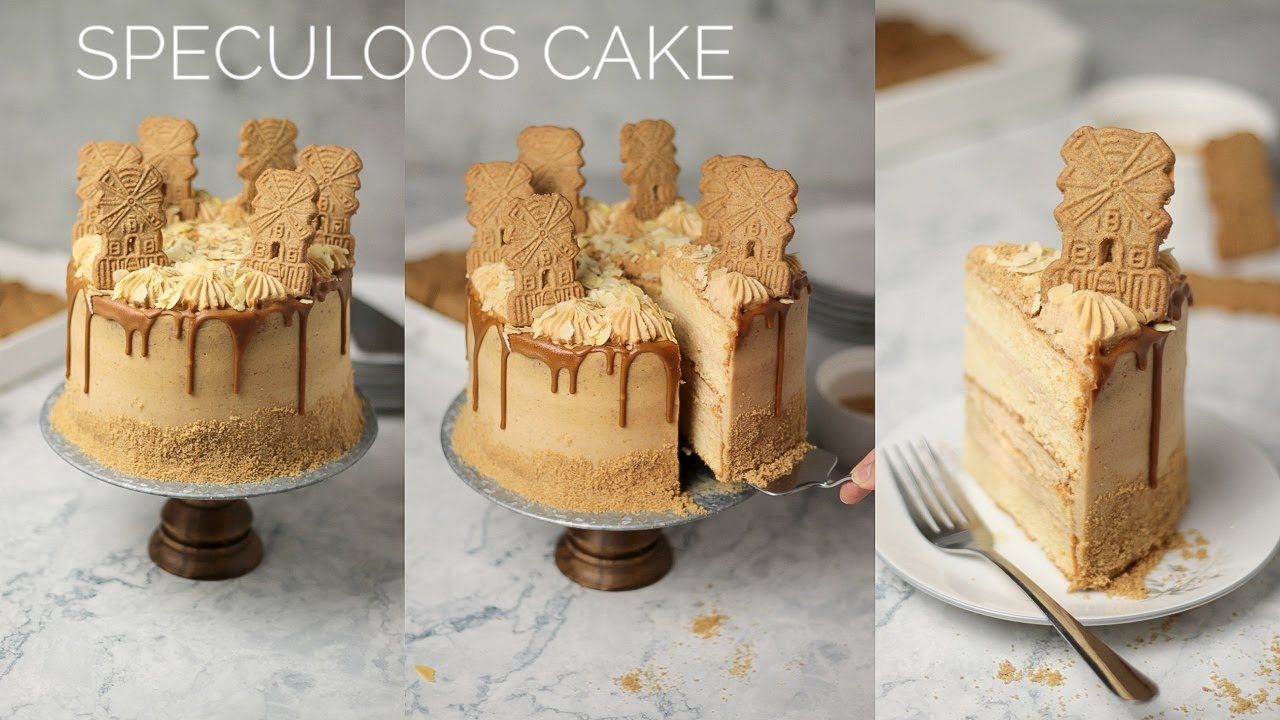 Speculoos Cake Recipe l Speculaas Torta