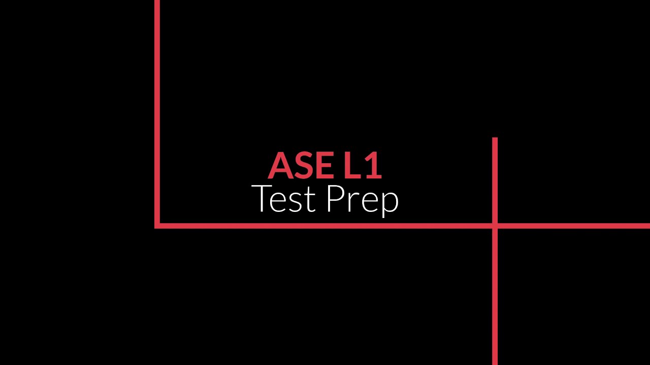 L1 Exam Preparation Part 1: Free Study Guide from the Revised Composite Vehicle 4 ASE Study Guide.