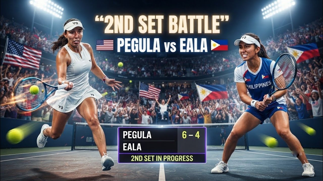 🔴 LIVE: Jessica Pegula 🇺🇸 vs Alexandra Eala 🇵🇭 | 2nd Set Battle | Tennis Final 🏆#alexeala #alexander