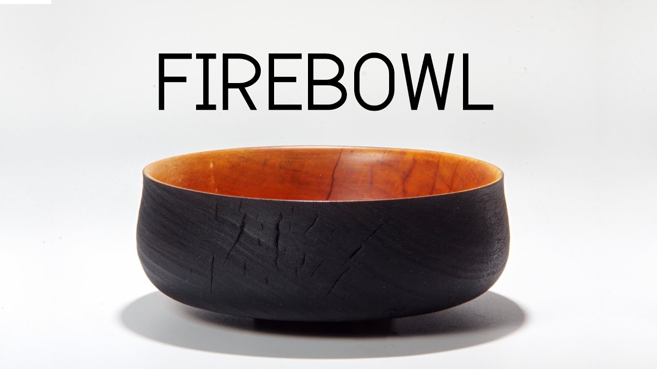 Woodturning - Making a Poplar Bowl with Fire