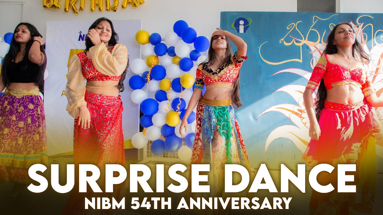 NIBM 54th Anniversary Surprise Dance  💃