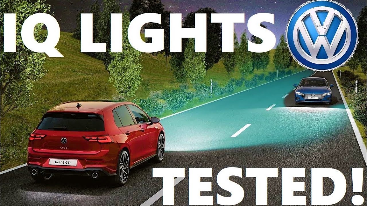 VW MATRIX IQ LIGHTS REAL WORLD TEST on The Road