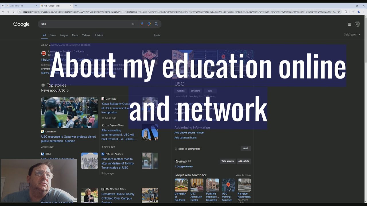 About my education online from 1992.