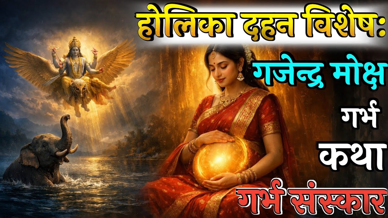 गजेन्द्र मोक्ष गर्भ कथा | कोख में विष्णु-स्मरण, अदृश्य रक्षा और धैर्य के संस्कार | Garbh Sanskar