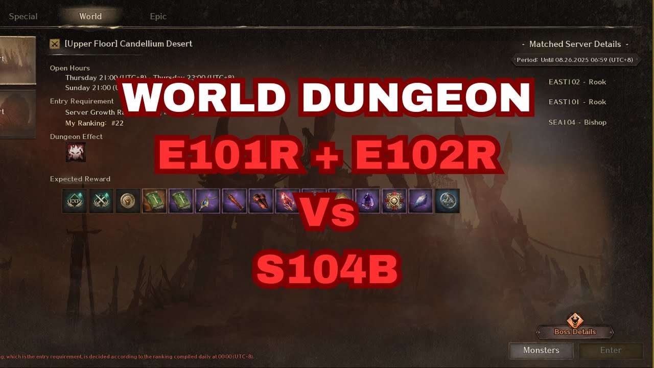 NIGHT CROWS 🔴[ LIVE ] : World Dungeon VS Sea104 Bishop｜PUDPUDS#5194