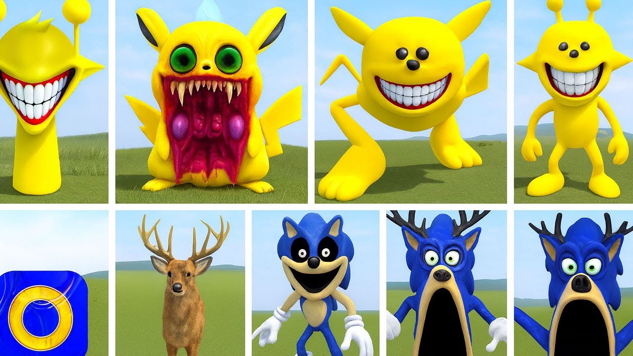 Every Sprunki Sonic Deer 99 Night Battles Sprunki Simon &ndash; Poppy Playtime Chapter 5 in Garry&rsquo;s Mod!