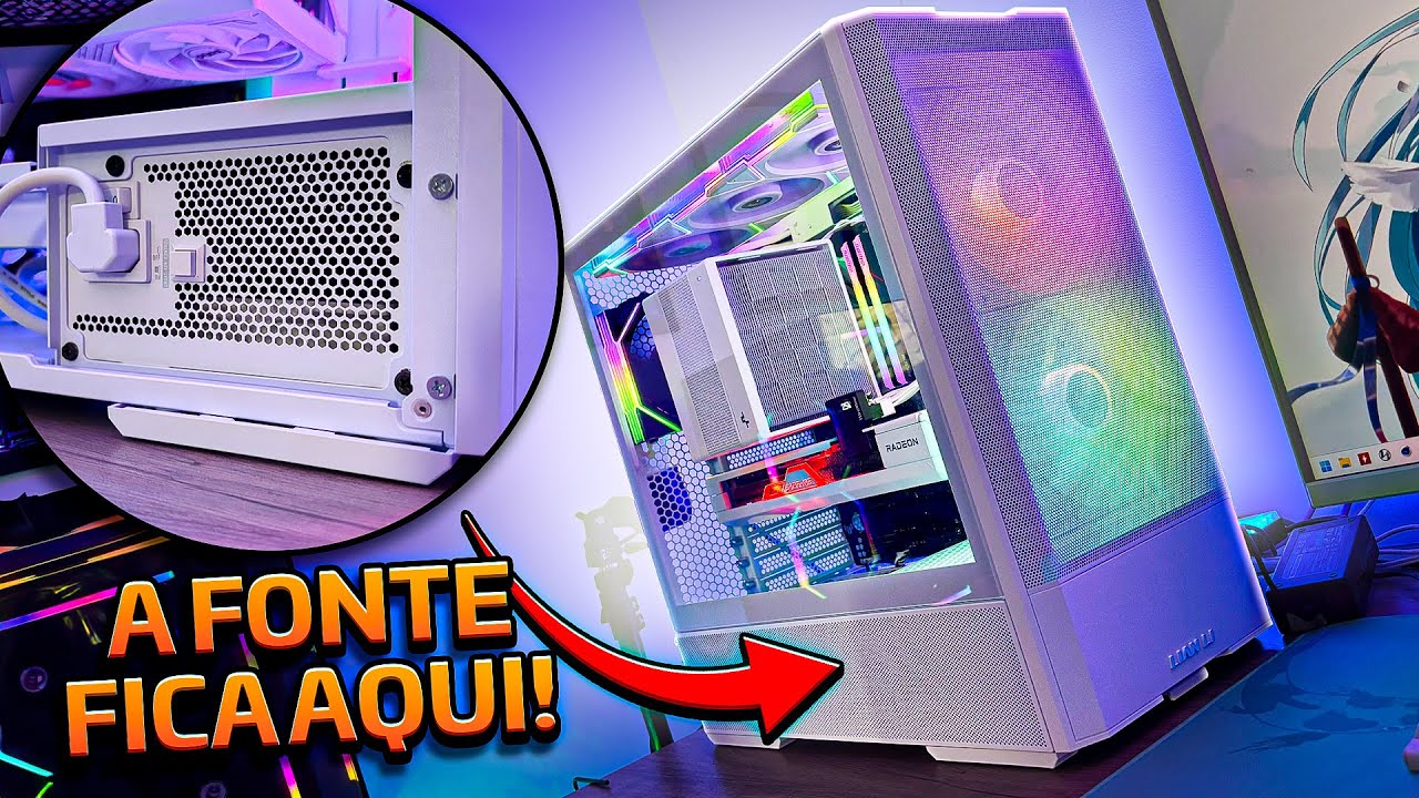 Montamos o PC BRANCO PERFEITO no Lian Li LANCOOL 207 - Ryzen 9 7900X, DeepCool Assassin 4S, UNI FAN