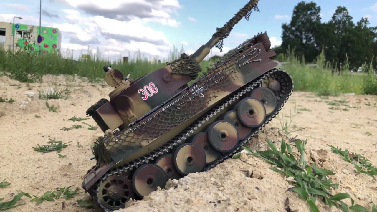 RC Taigen Tiger 1 Tank 🎬 4K Footage