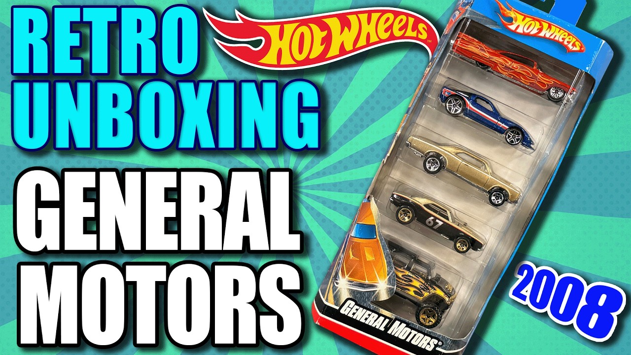 Набор Hot Wheels General Motors 2008 года, 5 штук | Эпичная ретро-распаковка!