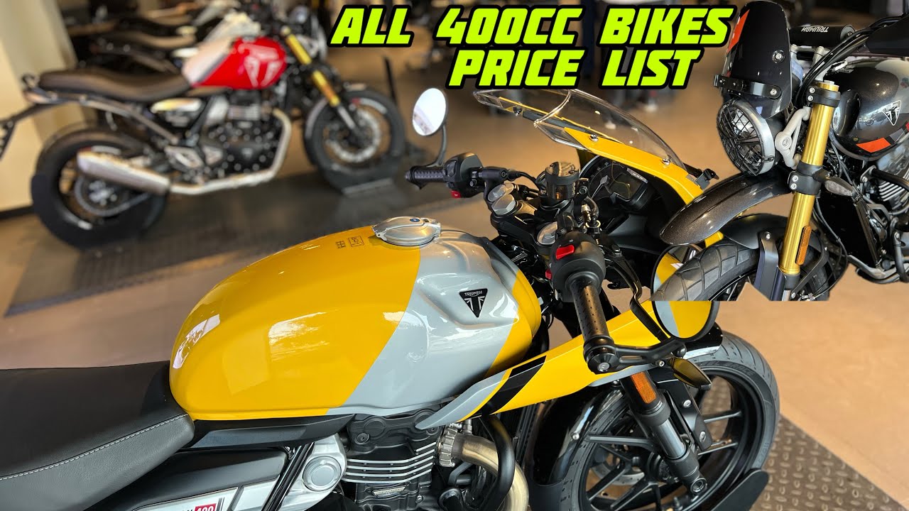 All 2026 Triumph 400cc Bikes Latest Price List | 2026 Triumph Speed 400 | 2026 Triumph 400 T