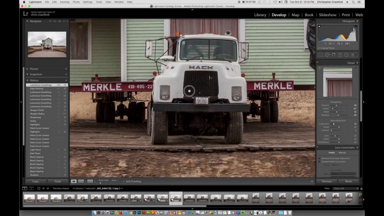 Editing a Photo in Lightroom - 
