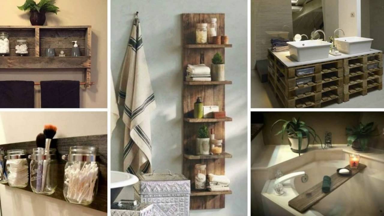 diy pallet project bathroom