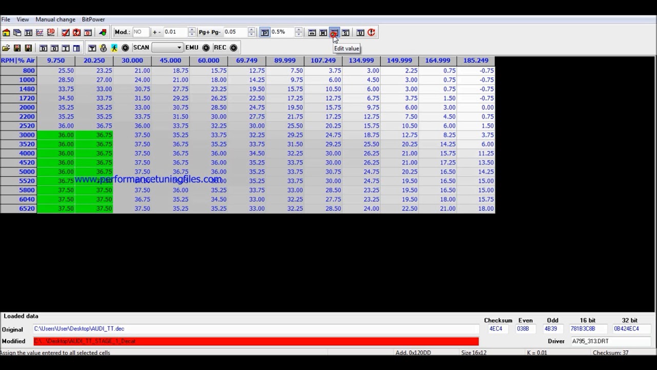 How to add POP & BANG to ME 7.5 ECU VAG 1.8 Turbo with ECM Titanium
