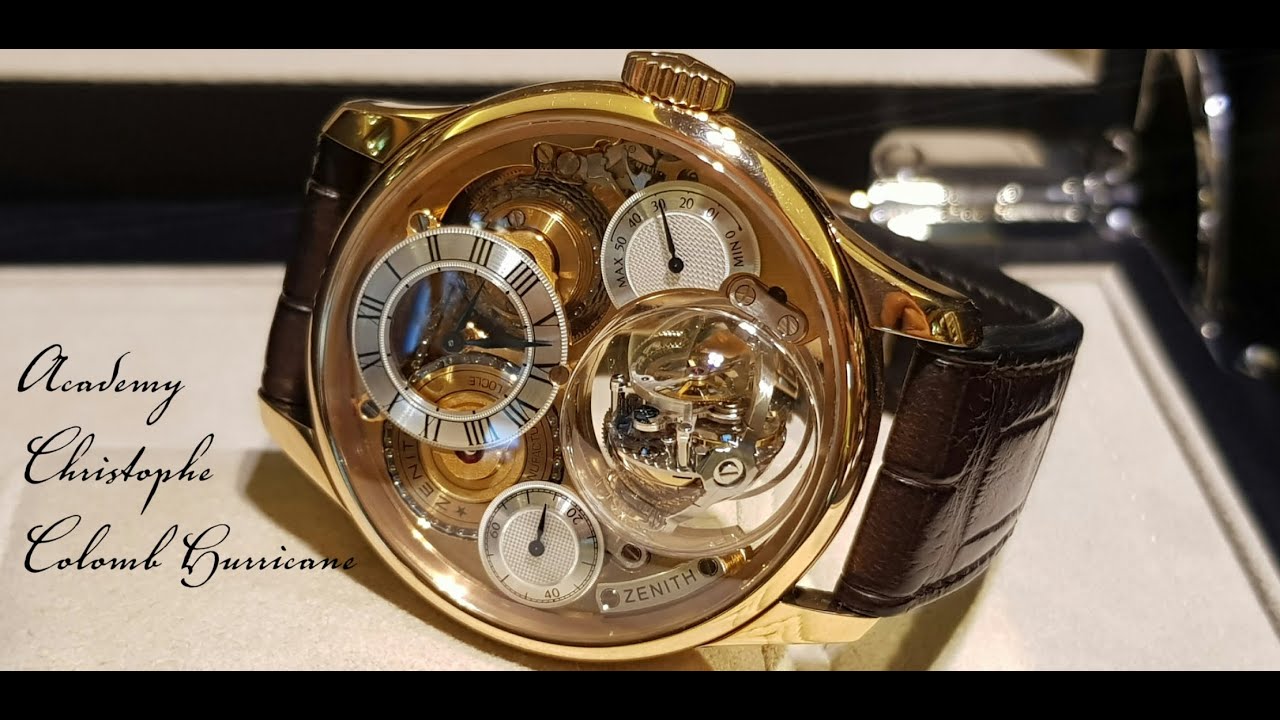 Часы стоимостью более четверти миллиона долларов Zenith Academy Christophe Colomb Hurricane.