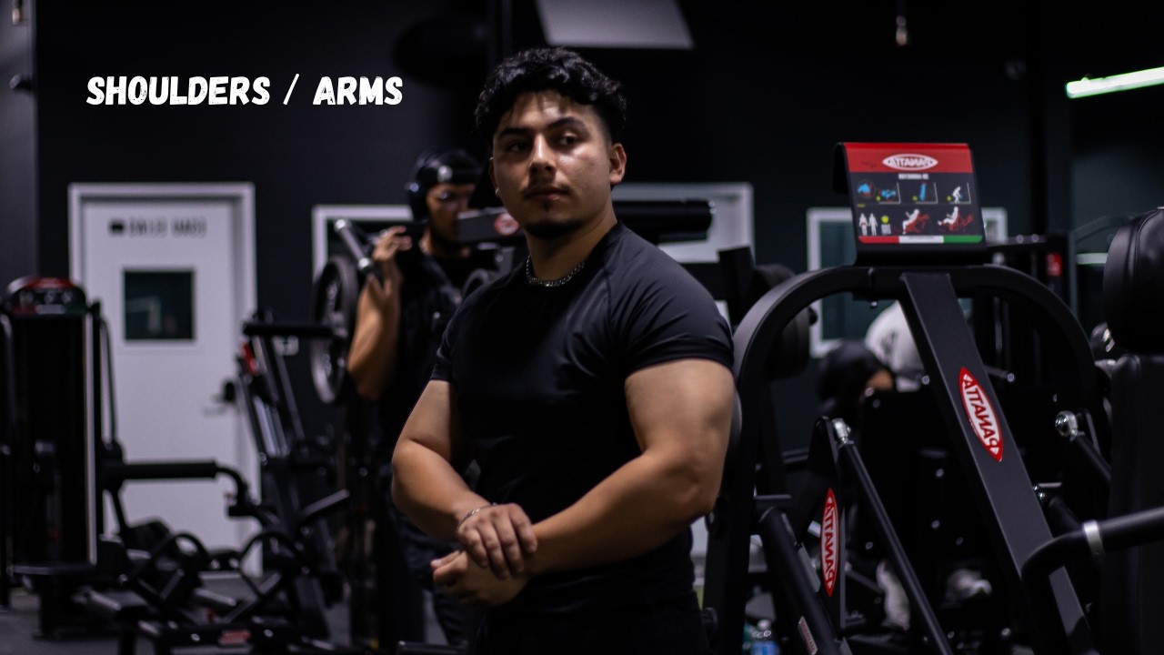 Shoulders & Arm. NEW GYM ( All-One Gym)