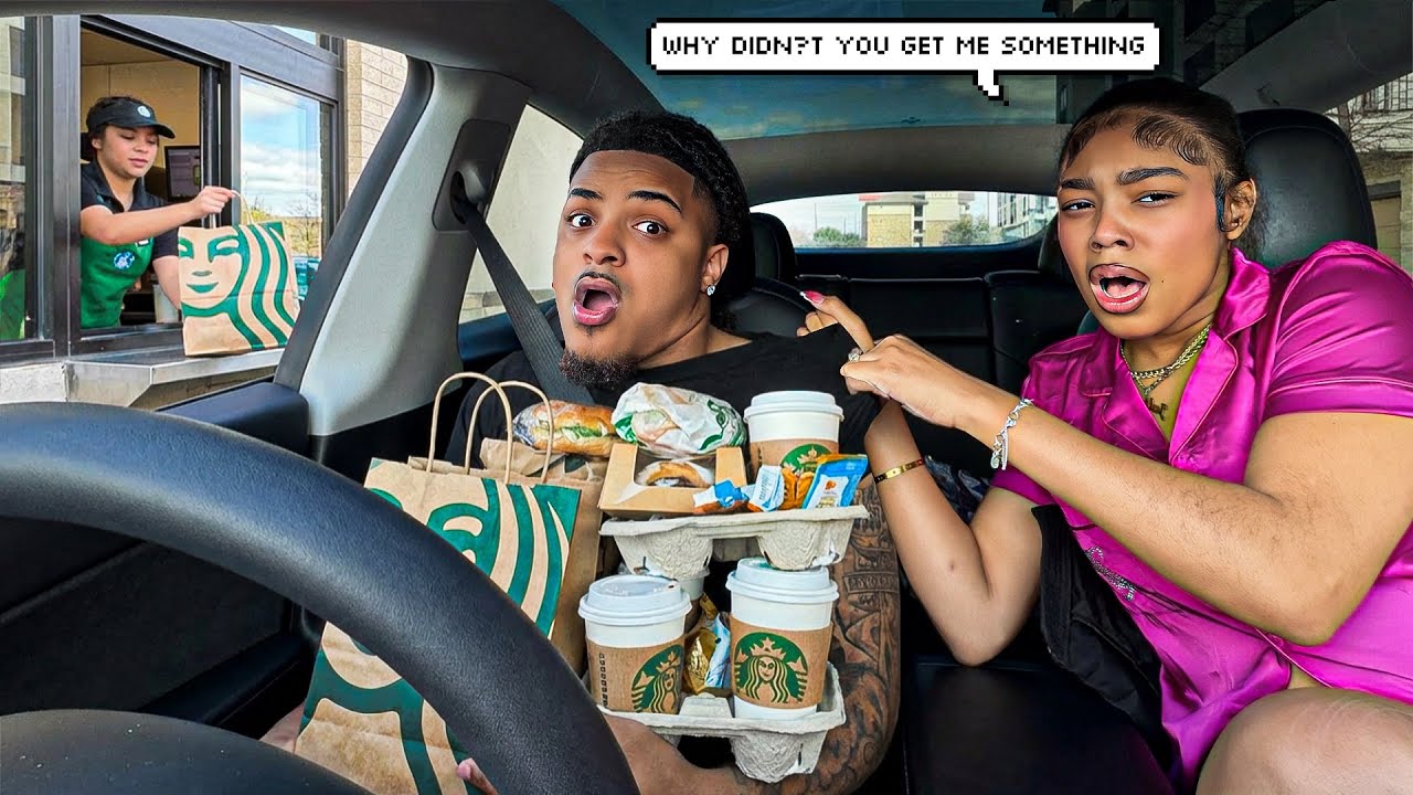 Ignoring My PREGNANT GIRLFRIENDS DriveThru Order! *She Snapped*
