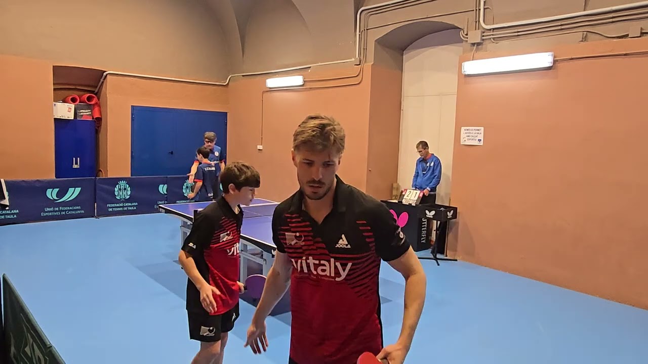 2aB 2024/25 J13 - CTT Vilanova vs TT L'Hospitalet B: Panosa/Milà - Cramer/Albert