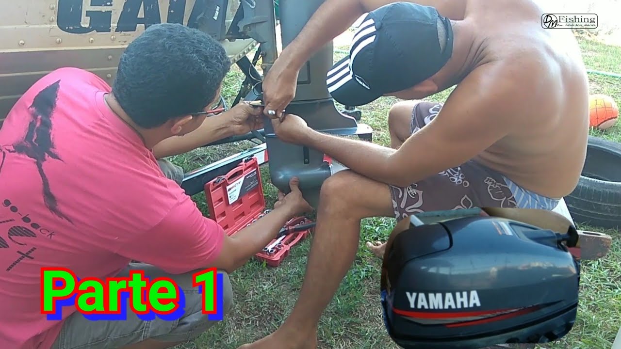 Como Trocar Rotor da Bomba D'água Motor De Popa Yamaha 15hp Parte 01. (Manutenção, Dica)