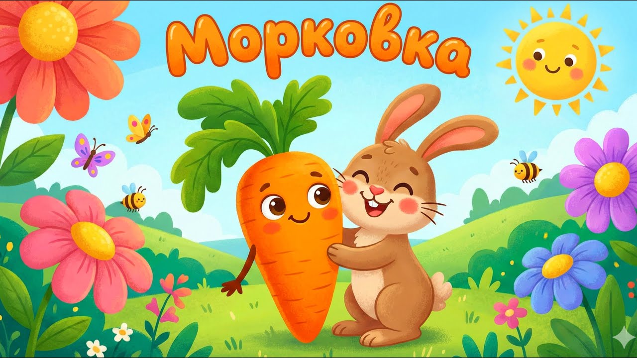 Морковка 🥕 Детская песенка