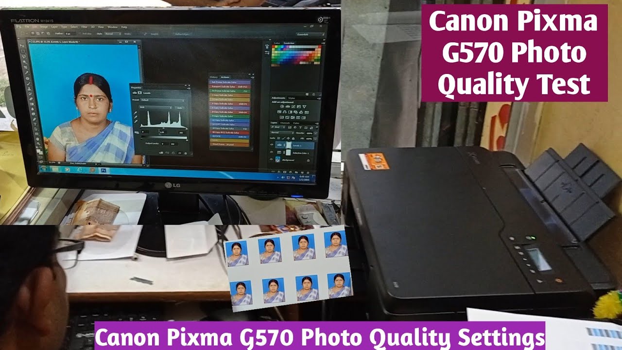 Canon Pixma G570 Photo testing | Canon pixma G570 Photo Quality Setting