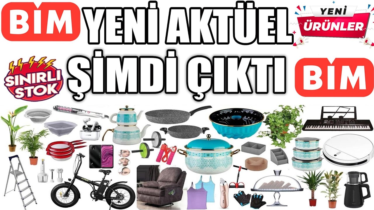 RESMİ KATALOGTAN 👉 BİM 1 Mart 2026 💯 ÇEYİZ & EV EŞYALARI 🥰 BİM Aktüel Alışveriş Rehberi 🛒