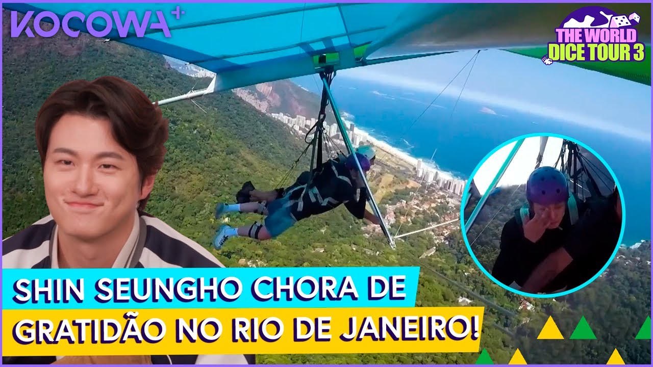 Shin Seung Ho voa de asa-delta no Rio de Janeiro | Volta ao Mundo com Dados 3 EP15 | KOCOWA+ [PT-BR]