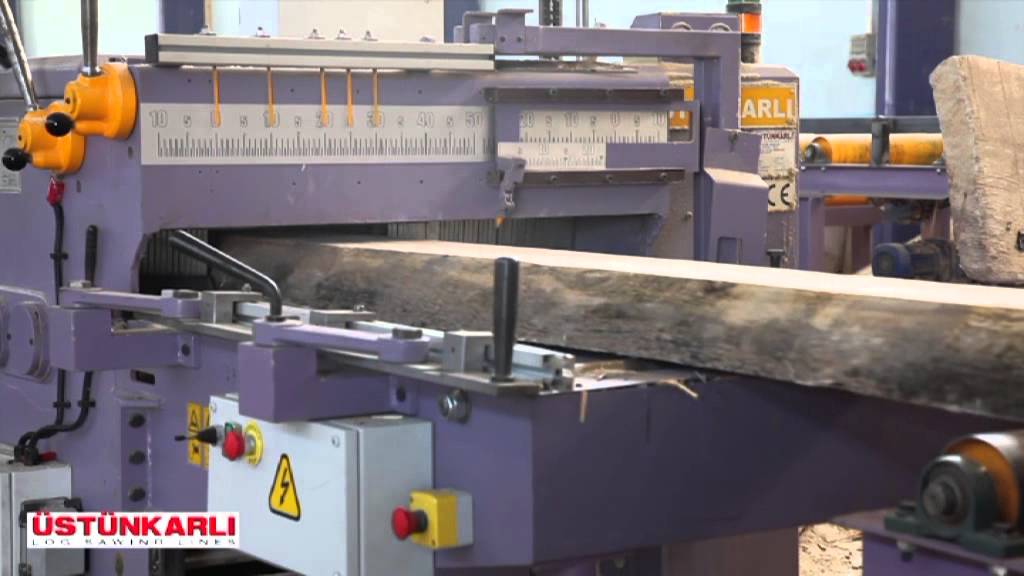 Parallel Board Edgers with Movable Blade