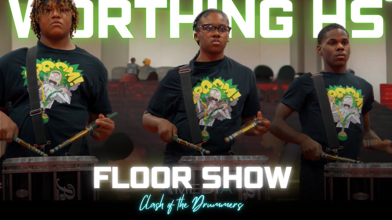 Worthing HS -  Floor Show | 2025 Clash Of The Drumlines | Watch in 4K!!!!