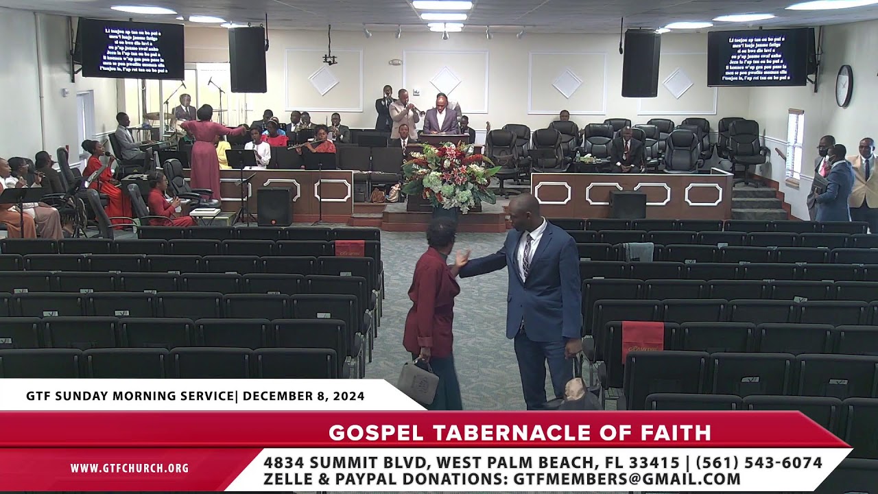 GTF Church Sunday Morning Service | December 8, 2024
