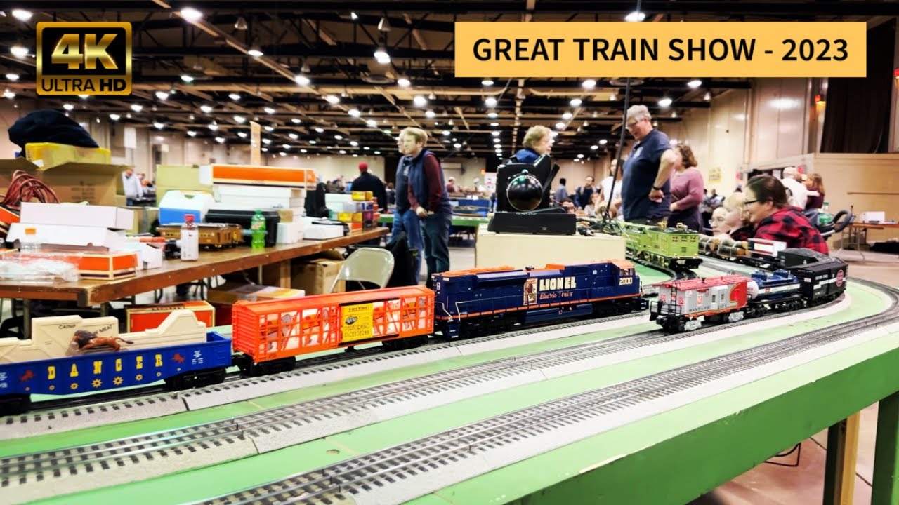 GREAT TRAIN SHOW - 2023 [4K UHD] | Ohio Expo Center & State Fair | Columbus, OH