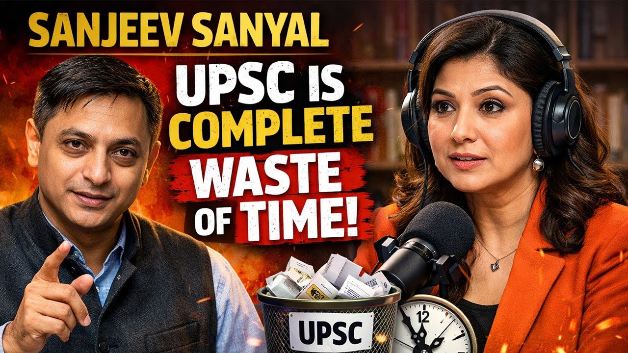 Sanjeev Sanyal - UPSC Is Complete Waste of Time on Podcast With Smita Prakash ANI