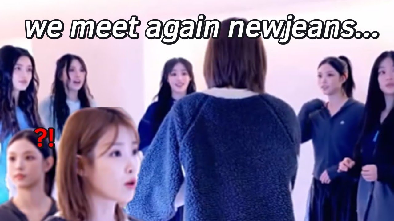 NewJeans meets IU again, but this time.. (unserious)