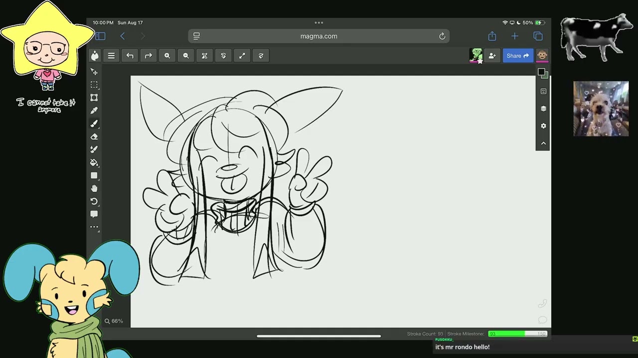 Drawing our OC's as Neopets Colours - with Finnybear