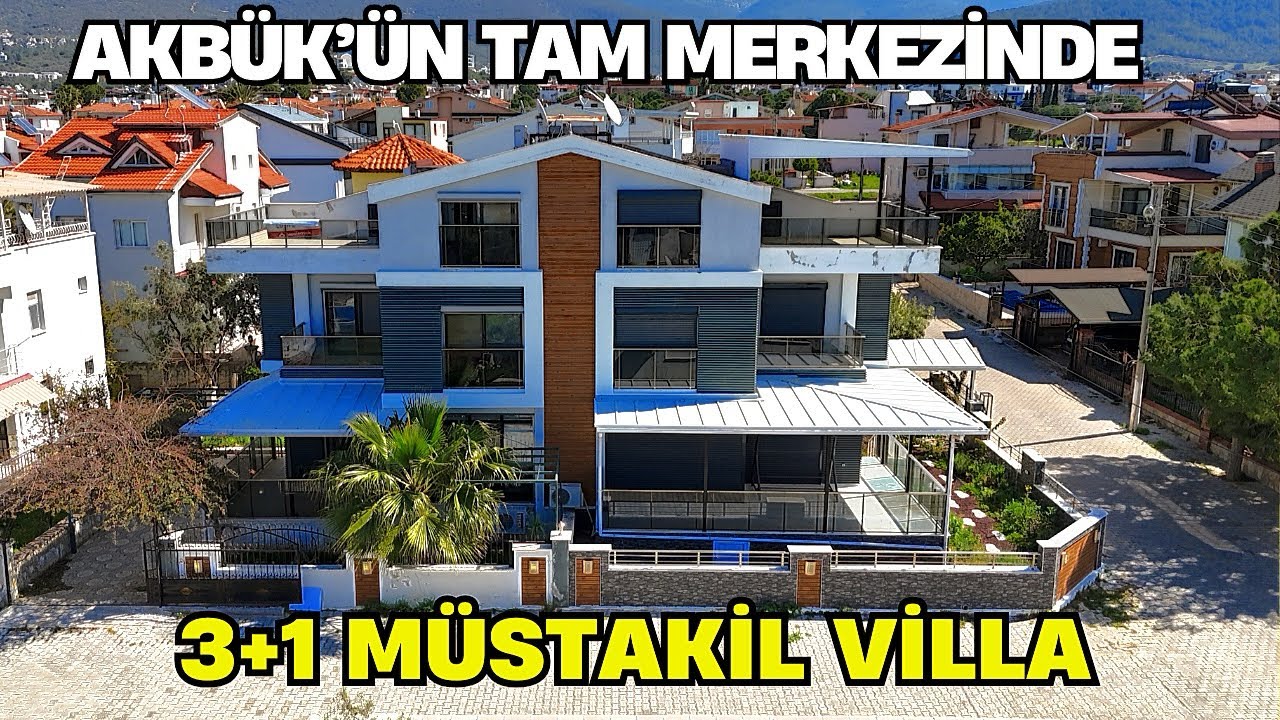 Didim Akbük'ün kalbinde3+1 bitişik nizam her yere yürüme mesafesinde villa 