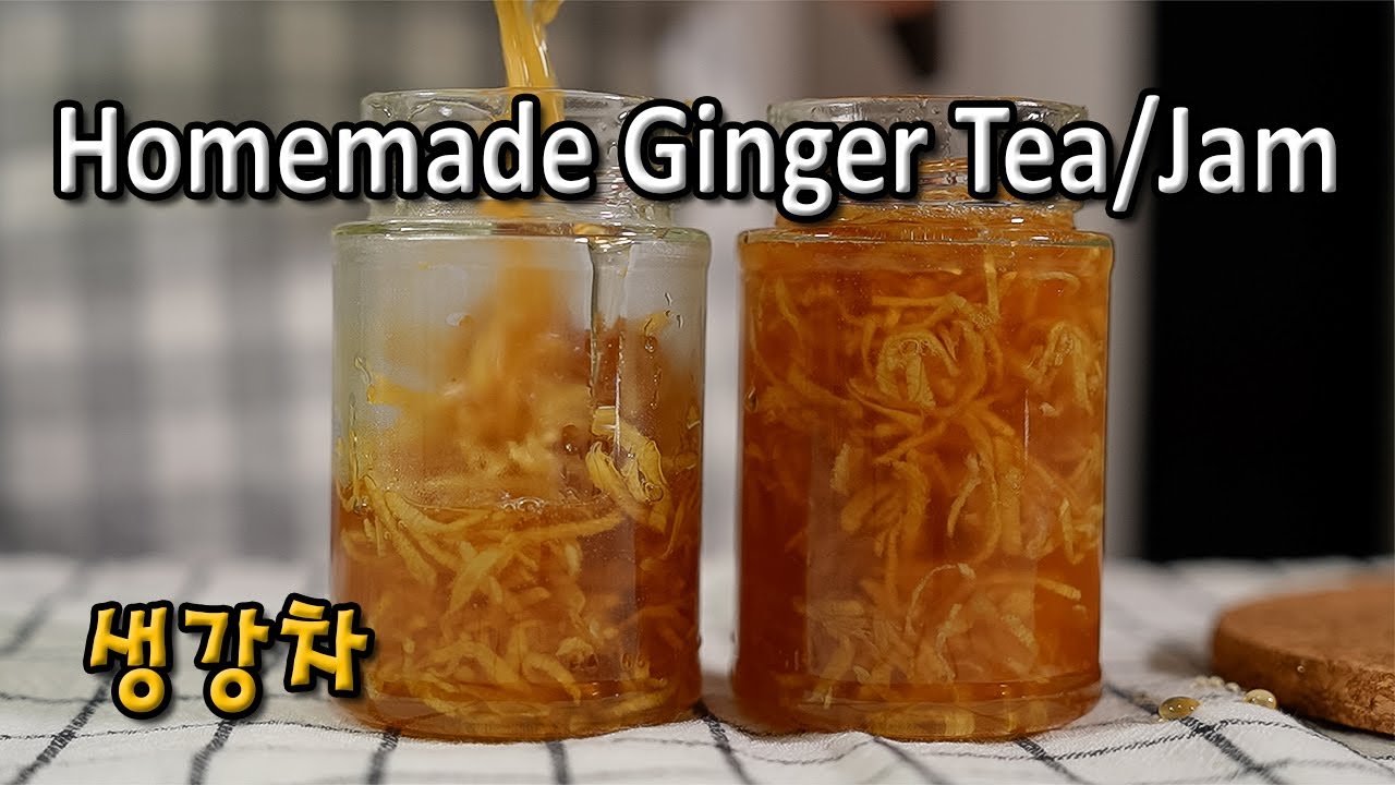 Homemade Ginger Tea/Jam | 생강차 | 생강잼 |