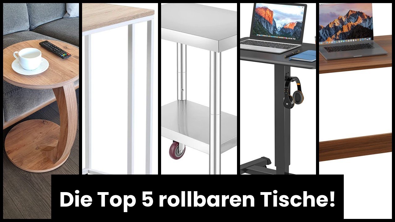 Tisch mit rollen: Die Top 5 rollbaren Tische!