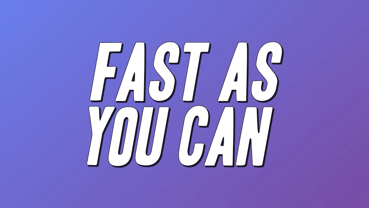 Fiona Apple - Fast As You Can (Lyrics)