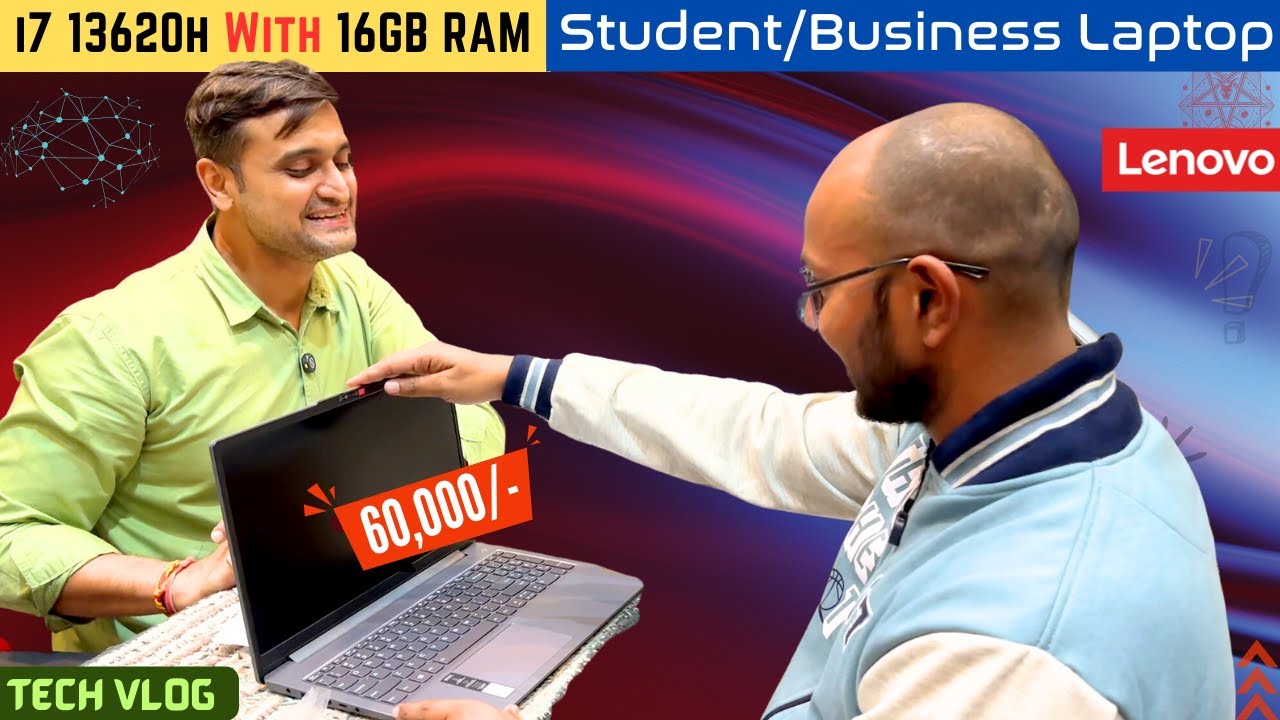 Lenovo Ideapad Slim3 || Core i7 13620H + 16gb ddr5 || Best slim lapotp in 60k || Student n business.