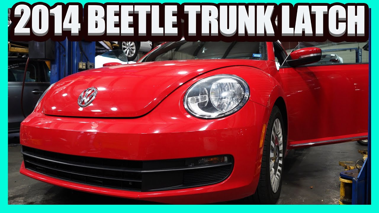 «Установка замка багажника на Beetle 2014 года — пошаговое руководство»