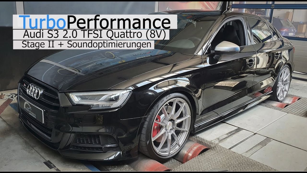 Audi S3 2.0 TFSI Limo (8V) mit TurboPerformance Stage 2 🔥 374 PS / 514 Nm 🔥 und Soundoptimierungen 😝
