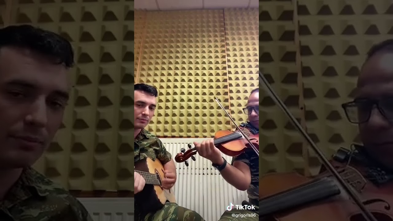 Καρσιλαμάς Βασίλη Σαλέα || Βιολί - Κιθάρα #greekarmymusic