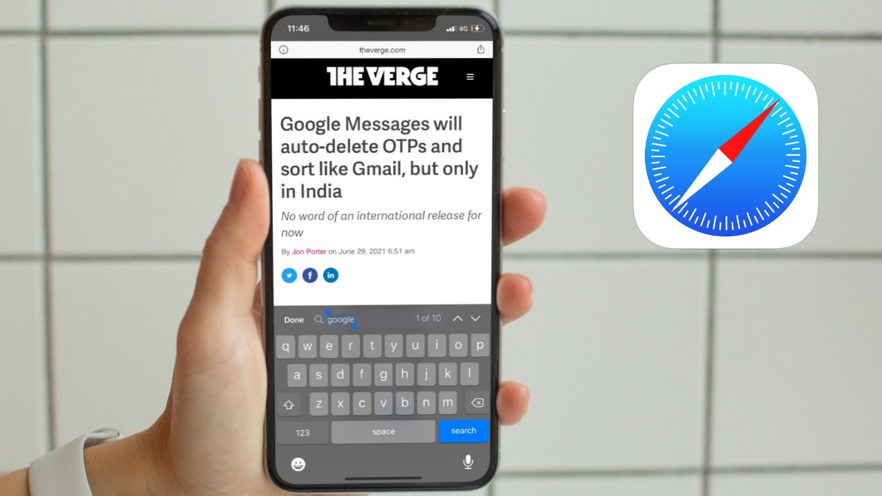 How to Search for Text on Safari Webpage on iPhone and iPad