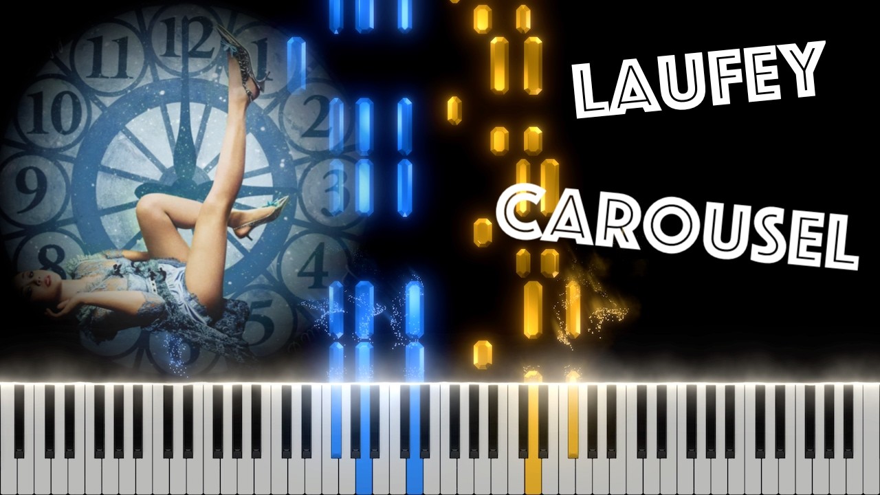 Laufey - Carousel | Piano tutorial with lyrics