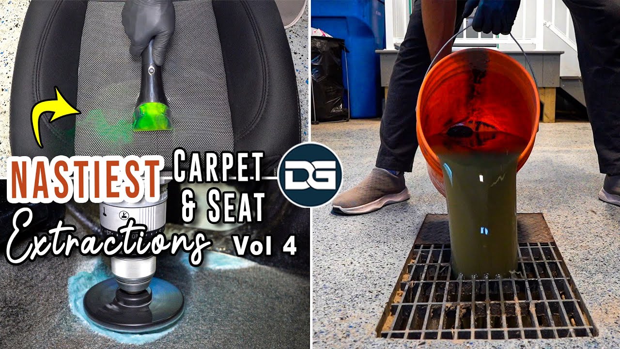 Nasty Carpet & Seat Extractions | Extraction Satisfaction Vol 4