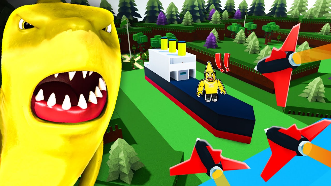 Using MISSILES To Troll Arkey in Build a Boat!